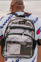 Transparent Backpack with “Customizable” detachable strap